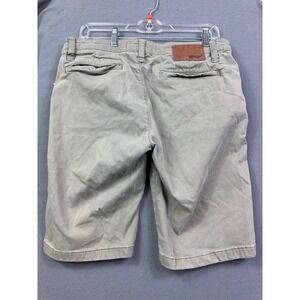 Mavi Jacob 600 Men Chino Shorts Olive Green Khaki Size 33 Cotton Stretch 5Pocket